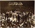 Image of Boxer Freddie Steele and others in ring at the Civic Stadium, Seattle, July 26, 1938