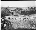 Image of Releasing water from Lake Union into the Montlake Cut, August 26, 1916