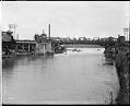 Image of Fremont Bridge on opening day of Lake Washington Ship Canal, Seattle, July 4, 1917