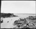 Image of Lake Washington Ship Canal entrance looking west, Seattle, circa 1917