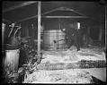 Image of Destruction of an illegal Japanese distillery on 65th Avenue , circa 1918