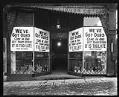 Image of Keystone Liquor Company signs at start of Prohibition, Seattle, circa 1916