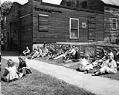 Image of Kenworth employees at lunch break, Seattle, June 15, 1944