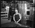 Image of Worker inside Kenworth plant, Seattle, June 15, 1944