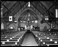 Image of St. Mark's Church decorated for Easter, circa 1919