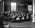Image of Washington Children's Home residents with dolls, Seattle, circa 1921