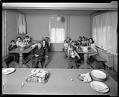 Image of Children eating a meal at Ryther Child Home, circa 1921