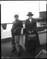Image of Red Cross nurse Elizabeth Brady and Indigenous man, Seattle, circa 1924