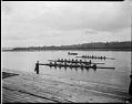 Image of University of Washington crew team in shells, Seattle, 1921