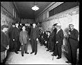 Image of King County Sheriff Matt Starwich with murderer James Mahoney, Seattle, 1921