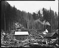 Image of Skagit Dam construction site, circa 1921