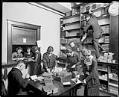 Image of Book room at West Seattle High School, December 1921
