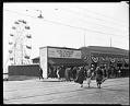 Image of Amusement park near entrance to Woodland Park, circa 1925