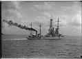 Image of USS Oregon on last voyage, Seattle, June 9, 1925
