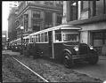 Image of City buses, Seattle, circa 1928