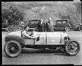 Image of Ken Schoenfeld and Mario Bianchi with racecar, Seattle, circa 1928