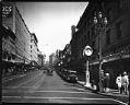 Image of Second Avenue looking north from University Street, Seattle, circa 1929