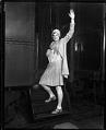 Image of Helene Madison leaving for a national swim meet, July 24, 1929