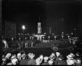 Image of Shell gas station at night, Seattle, circa 1929