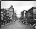 Image of Pike Street east from First Avenue, Seattle, September 6, 1929