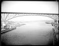Image of Aurora Bridge and ship canal, August 7, 1935