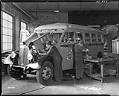 Image of Men building bus in Kenworth plant, Seattle, 1934