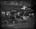 Image of Horse and carriage outside Bender & Kohlstad, Seattle, 1934