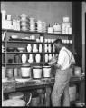 Image of Ceramics room at University of Washington, Seattle, circa 1925