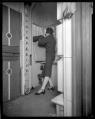 Image of Shouting out the football game, November 14, 1925