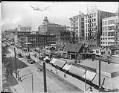 Image of First Avenue and Spring Street, Seattle, circa 1911