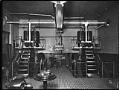 Image of Man inside Oriental Dock warehouse, Seattle, 1911