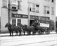 Image of Bon Marche delivery wagon, Seattle, 1911