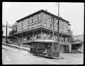 Image of The Hotel Kalmar and the James Street cable car, circa 1912