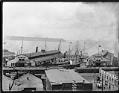 Image of Piers on waterfront, Seattle, circa 1912