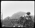 Image of Logging train at Mt. Si, circa 1904