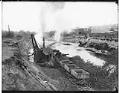Image of Lake Washington Ship Canal under construction, Seattle, circa 1915