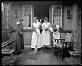 Image of Learning how to dust and sweep, circa 1918