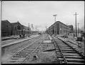 Image of Railroad Avenue under construction, Seattle, circa 1905