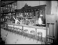 Image of Soda fountain at Shaw's Pharmacy, circa 1905