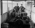 Image of Aboard the launch Foxy, circa 1909