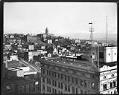 Image of First Hill from downtown, Seattle, circa 1908