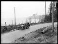 Image of Automobile excursion on the paved Bothell Highway, circa 1911