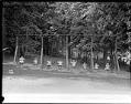 Image of Woodland Park swings, circa 1912