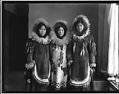 Image of Inuit or Alaska Native women in furs, Seattle, 1911