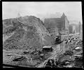 Image of Regrading Denny Hill at Third Avenue, circa 1908