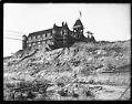 Image of The Washington Hotel during the Second Avenue Regrade, circa 1906