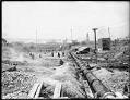 Image of Jackson Street regrade, Seattle, circa 1908