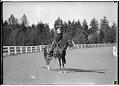 Image of Cowboy doing rope tricks, 1909