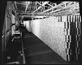 Image of Storeroom at Pacific American Fisheries salmon canning factory, 1910