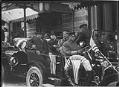 Image of President William Howard Taft in car outside New Washington Hotel, Seattle, 1909